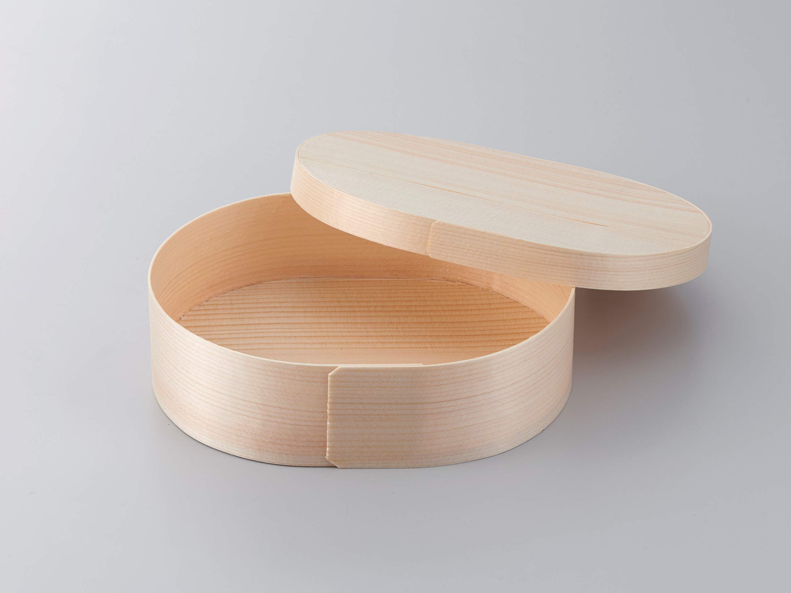 Amazon.co.jp: 【使い捨て容器】木具輪 経木わっぱ 楕円 160×120