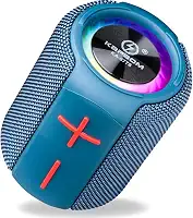 Caixa De Som Bluetooth Prova Dàgua USB 5.0 Bateria De Longa Duracao Potente (Azul)