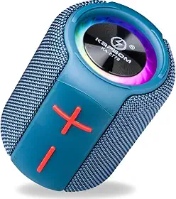 Caixa De Som Bluetooth Prova Dàgua USB 5.0 Bateria De Longa Duracao Potente (Azul)