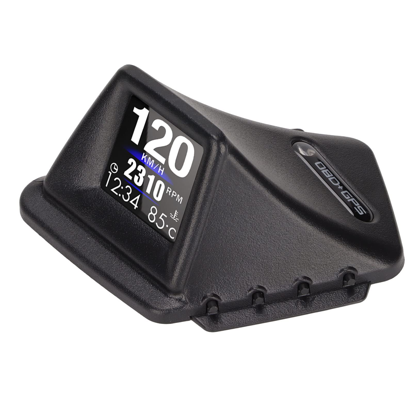 Wielofunkcyjny Samochodowy Wyświetlacz HUD, Wyświetlacz Head Up Podwójny Tryb OBD GPS HUD Gauge 4 Alarm 8 Interfejs Wyświetlacza dla Pojazdu