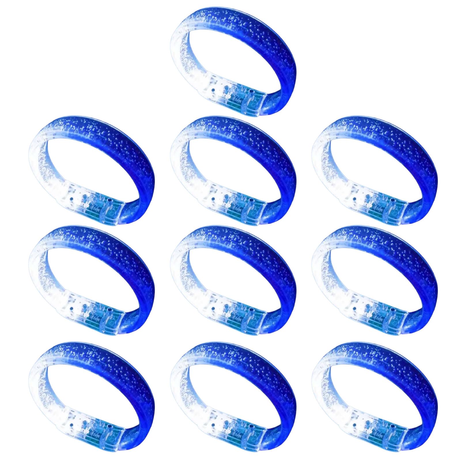 Maxtonser 10pcs Glowing LED Bracelets For Night Event LED Party Bracelets Eye Catching Accessory for Social Gatherings