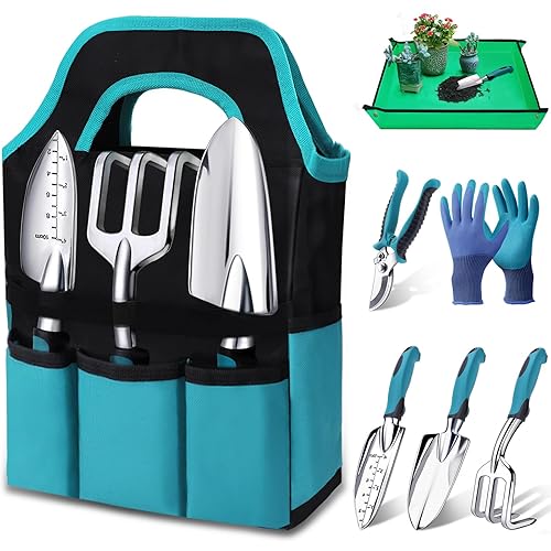 Kynup Kit à Outils de Jardinage, 7 Pièces Outil Jardinage,