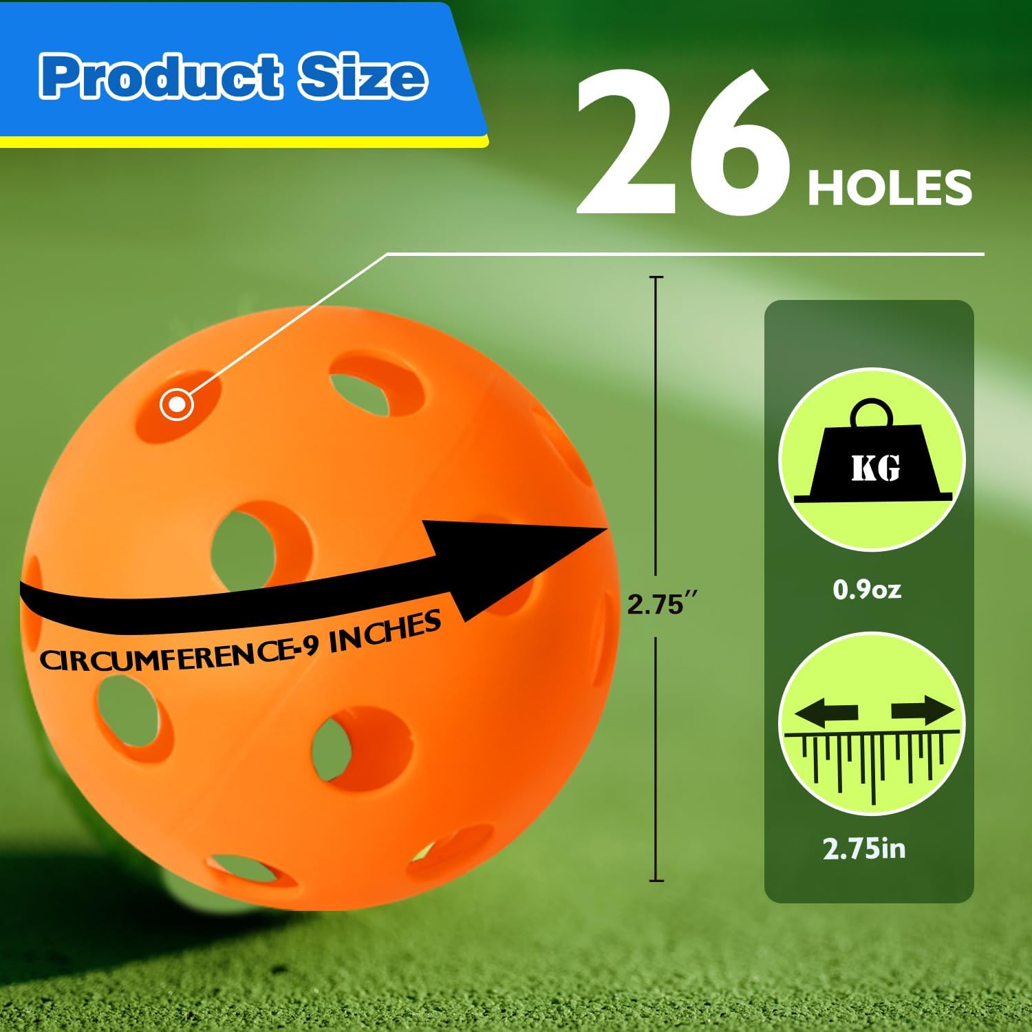GSE Games & Sports Expert Practice Baseballs, Plastic Baseballs Training, Hollow Airflow Softballs for Pitching, Batting, Catching for All Skill Levels (Several Styles Available)