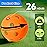 GSE Games & Sports Expert 24-Pack Orange Practice Baseballs, Plastic Baseballs Training, Hollow Airflow Softballs for Pitching, Batting, Catching for All Skill Levels