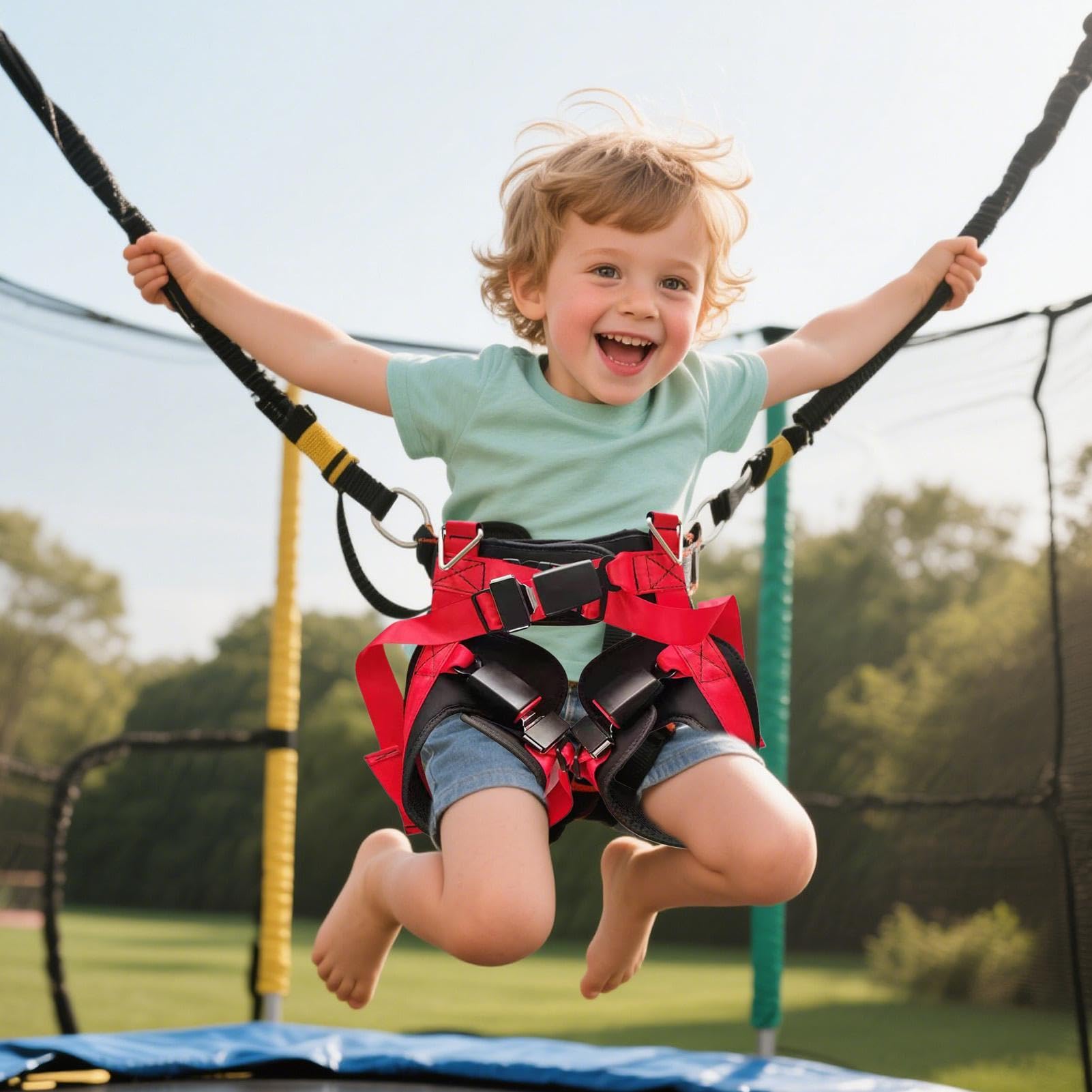 Cintura di sicurezza, accessori per sport estremi, protezione con fibbia per letto | Cintura di sicurezza per adulti e bambini, arrampicata, ciclismo, corsa, passeggiate, parco all'aperto