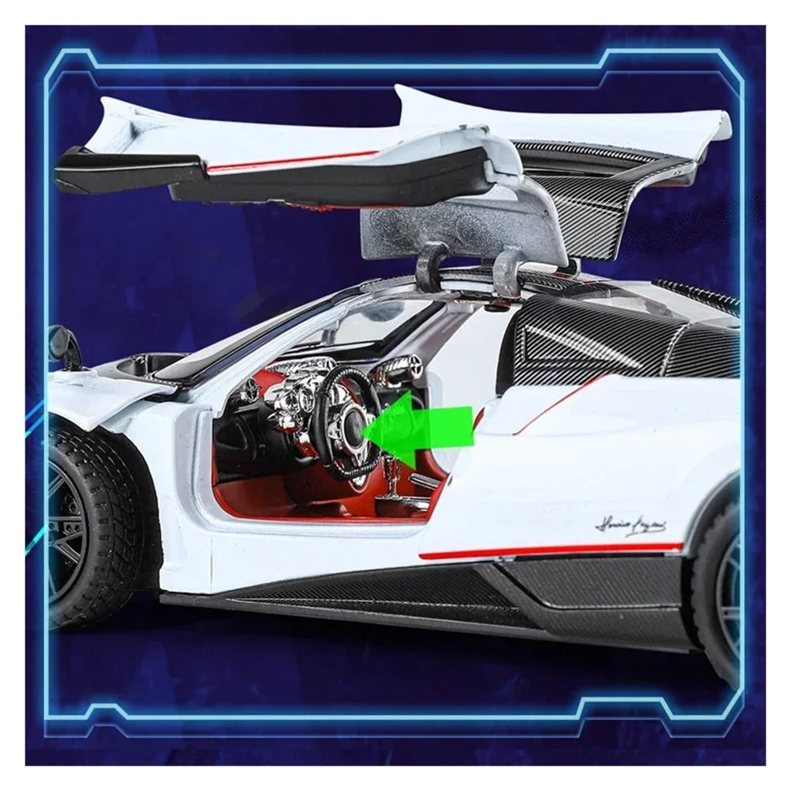 Amazon | 1:24 パガーニ ウアイラ BC 合金スポーツモデルコレクション