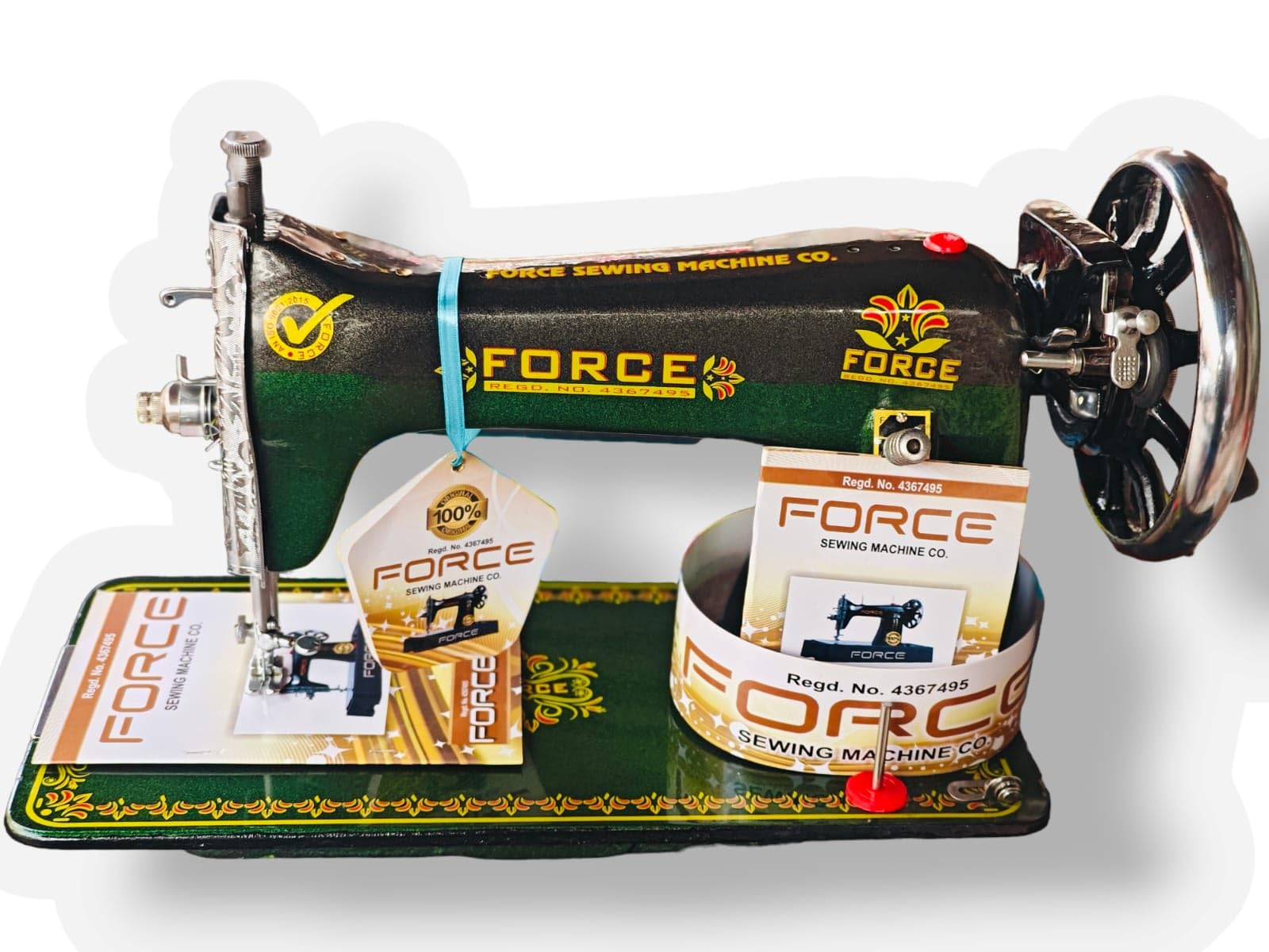 Force Heavy Duty Sewing Machine, Model 95-T-10, Manual Hand Operated Silai Machine by VSMC-image-3