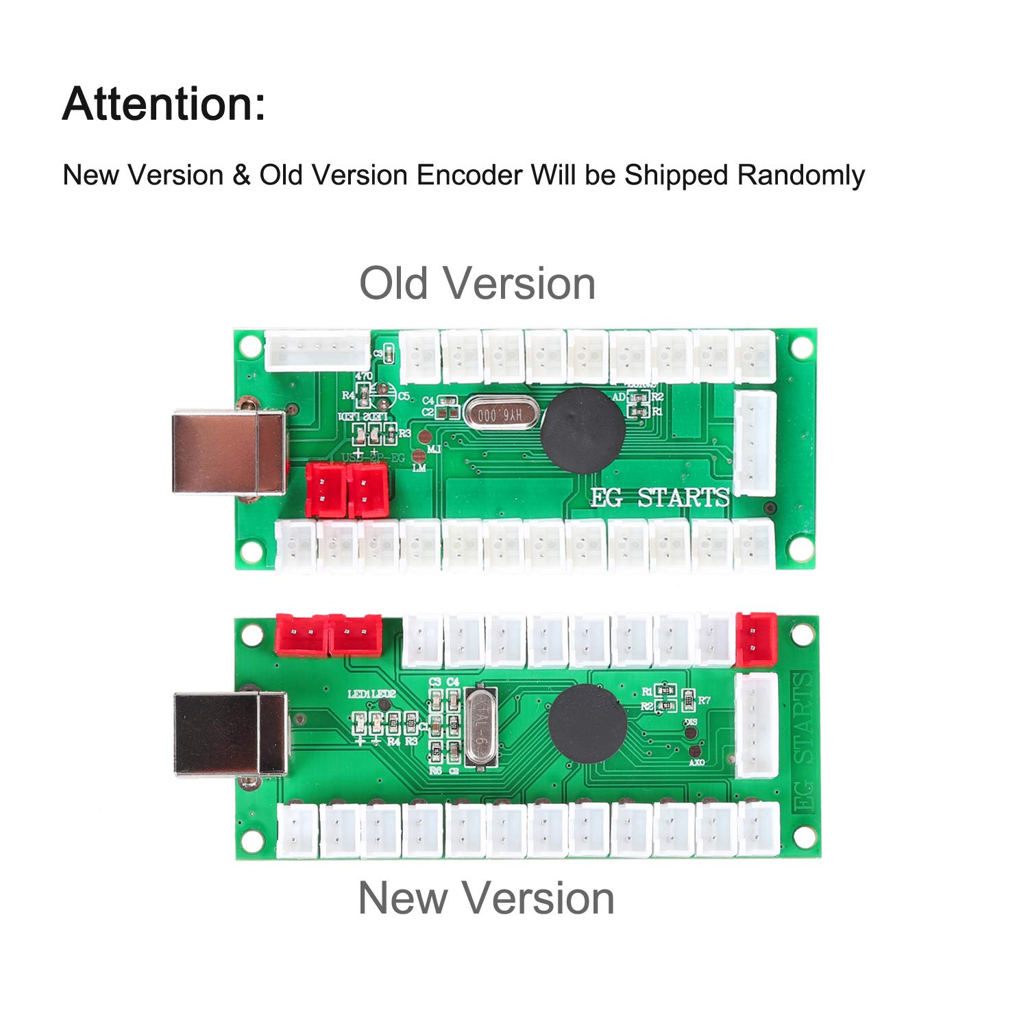 Avisiri Zero Delay - Codificador USB a PC Games Arcade Stick controladores estándar para American Style Arcade 2 pines Joystick cable Happ botones de alambre