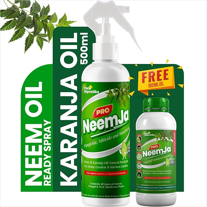 NeemJa PRO 500ml Spray + 100ml Concentrate Organic Neem Oil and