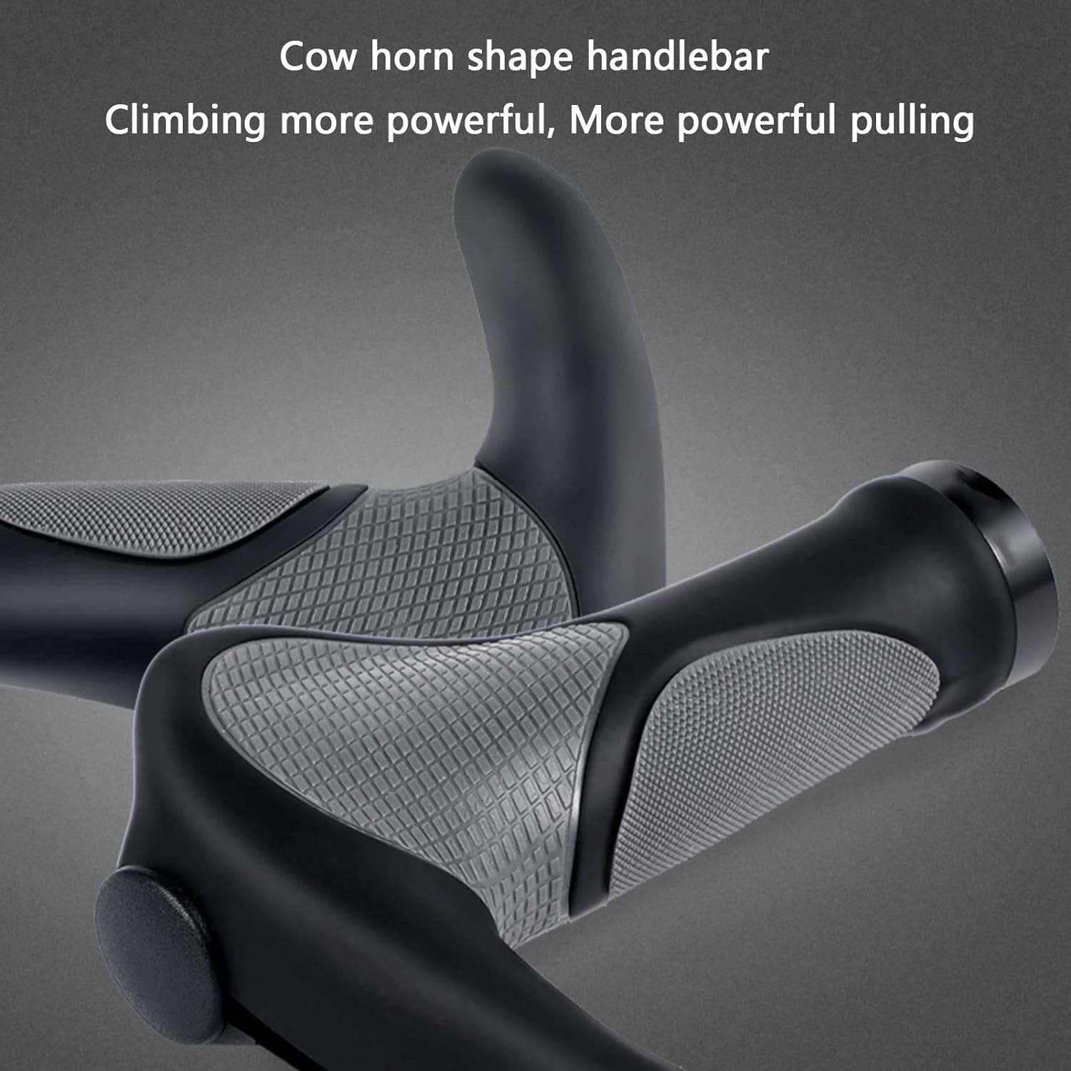 MIFANI Mountainbike-Lenker Fahrradgriffe Fahrradlenkergriffe mit rutschfestem Sicherungsring for Radfahren Mountain Road Faltrad 22,2 mm Durchmesser