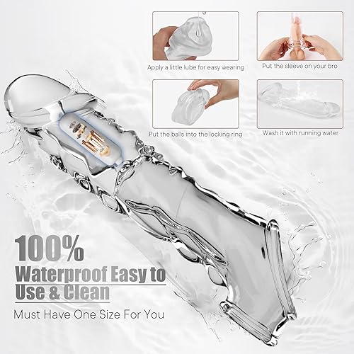 Miniatura 6 de Extensores de pene grande Viboators Juguetes Entrenador Silencioso Relajante Extensión Penisen Herramienta de Ampliación Relax para Hombre Manga