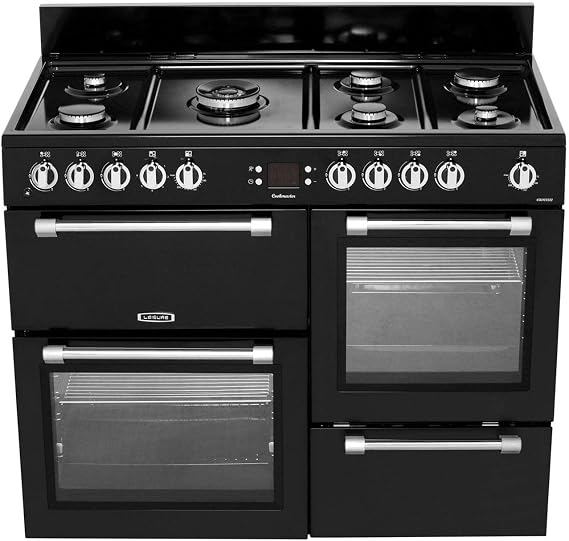 Leisure CK110F232 - Kitchen (Independent kitchen, Black, Buttons, Rotary, Front, Electronic, LED)