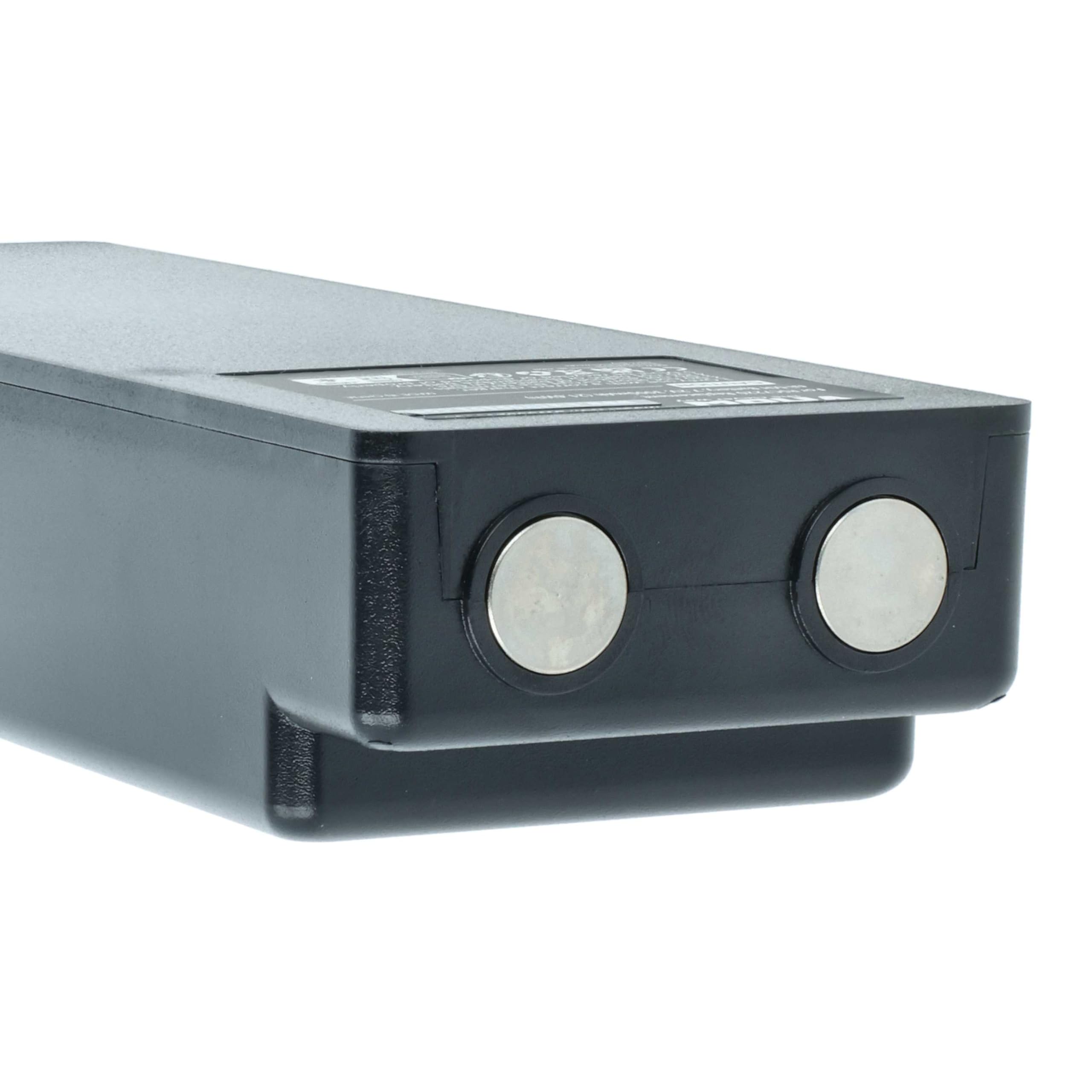 vhbw 2x batteria sostituisce Scanreco RSC7220 per Radiocomando Industriale, Telecomando (3000mAh, 7,2V, NiMH) - Nero