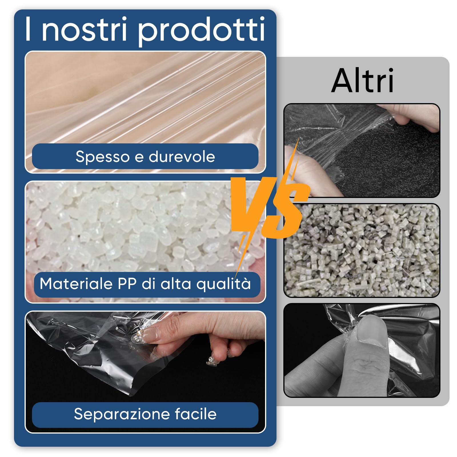 100 pezzi copriabiti trasparenti 60 × 100 cm, sacchetti porta abiti in plastica spessa, anti-polvere e anti-tarme, ideali per armadio, lavanderia e viaggio