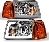 Vista 12 de 7422448582543 Compatible con 2001-2011 Ford Ranger Switchback Barra de tira LED secuencial de luces delanteras con carcasa negra y lámparas de señal
