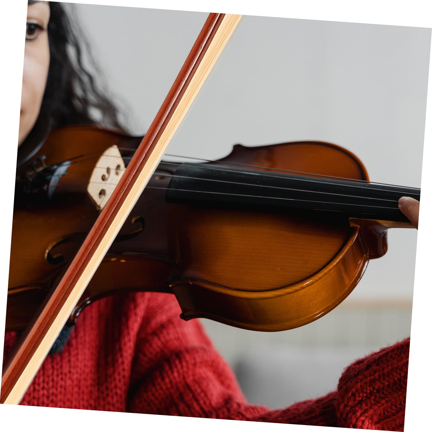 SUPVOX Violin Bow Mini Horse Hair Violin Instrument Violin Accessories Fiddle Violin Parts Small Bows Violin Accessory Musical Equipment Accessory Musical Bow Instrument Bow Black Wood