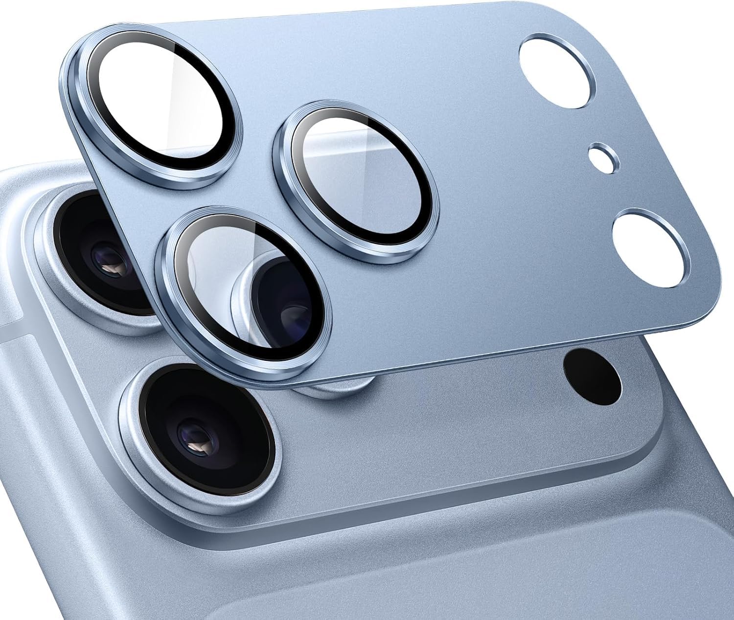 Ferilinso SUCGLES Camera Lens Protector for iPhone 18 Pro Max, 1-Pack, Dark Cherry Full Coverage 9H+ Tempered Glass, Matte Metal Plate, AR Coating, Scratch Resistant, Case Friendly — Amazon image 11