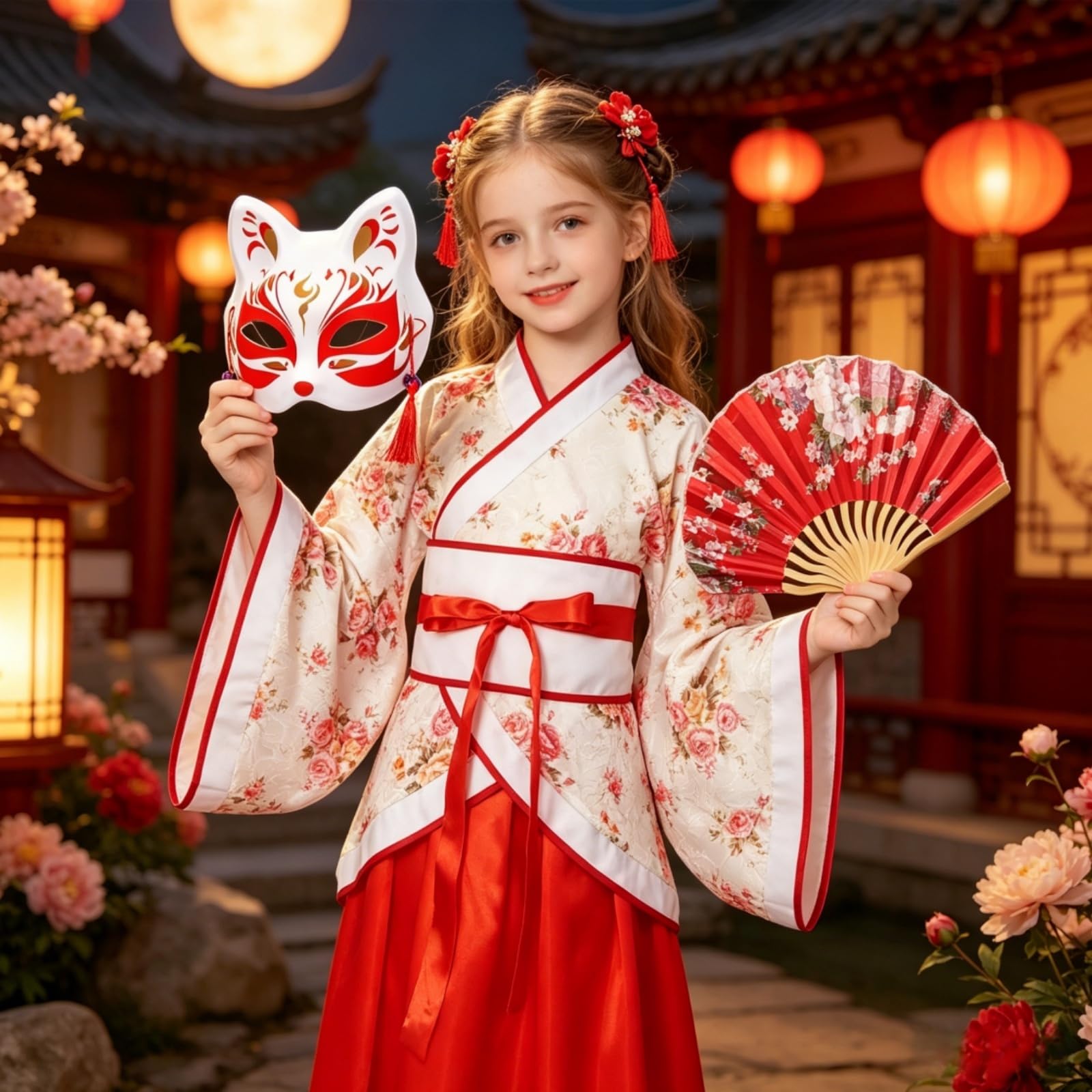 Vestido Hanfu para Niñas, Traje Tradicional Chino para Fiestas