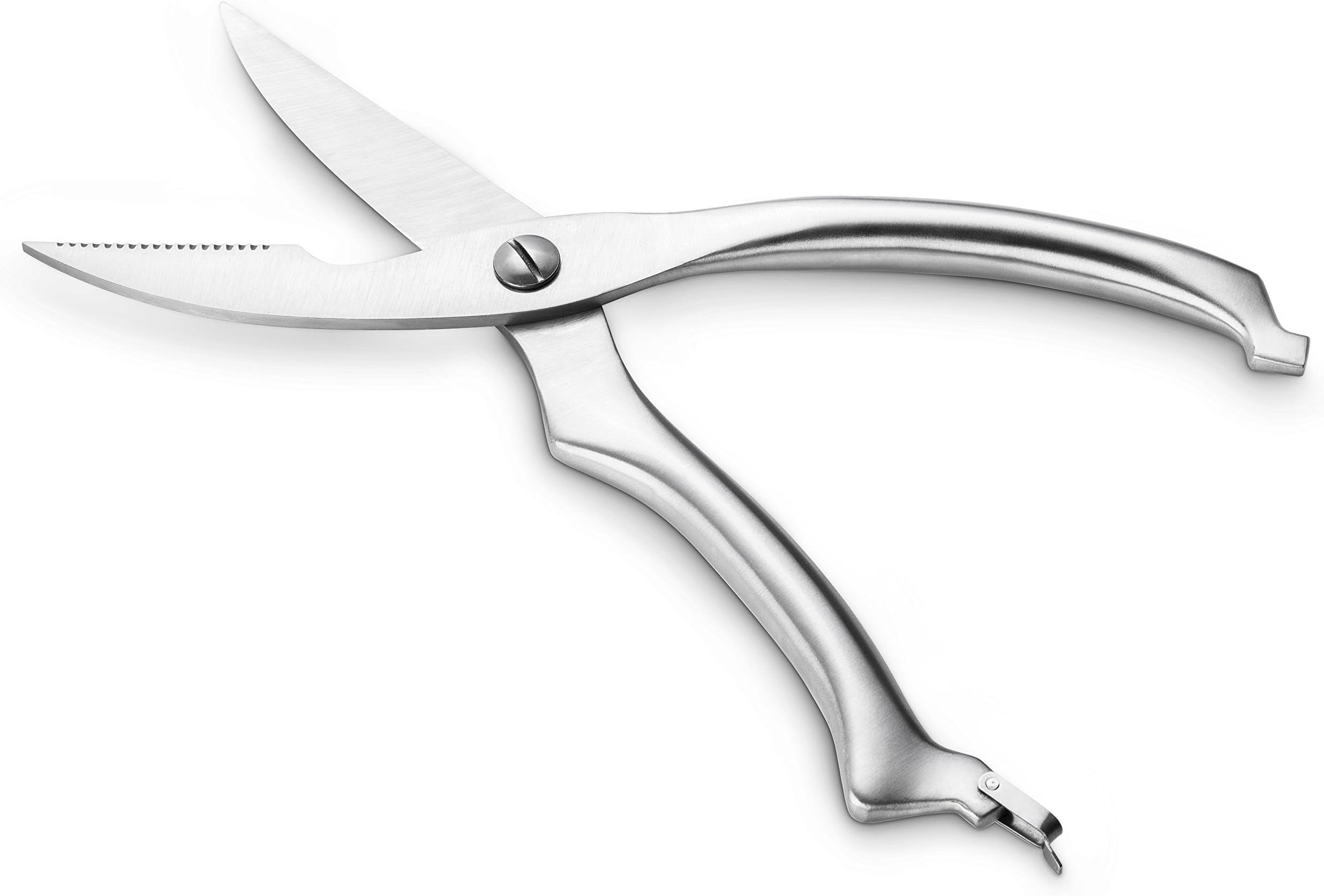 Heavy Duty Multifunction Stainless Steel Kitchen Scissors Shears -Poultry & Fish Shears –Best For Barbeque Ribs, Chop Herbs, Carve Meat
