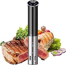 Sous Vide, Wancle Roner 1100W Sous Vide Cooker Precise Temperature Control, IPX7 Waterproof, Compact Design, Easy to Use
