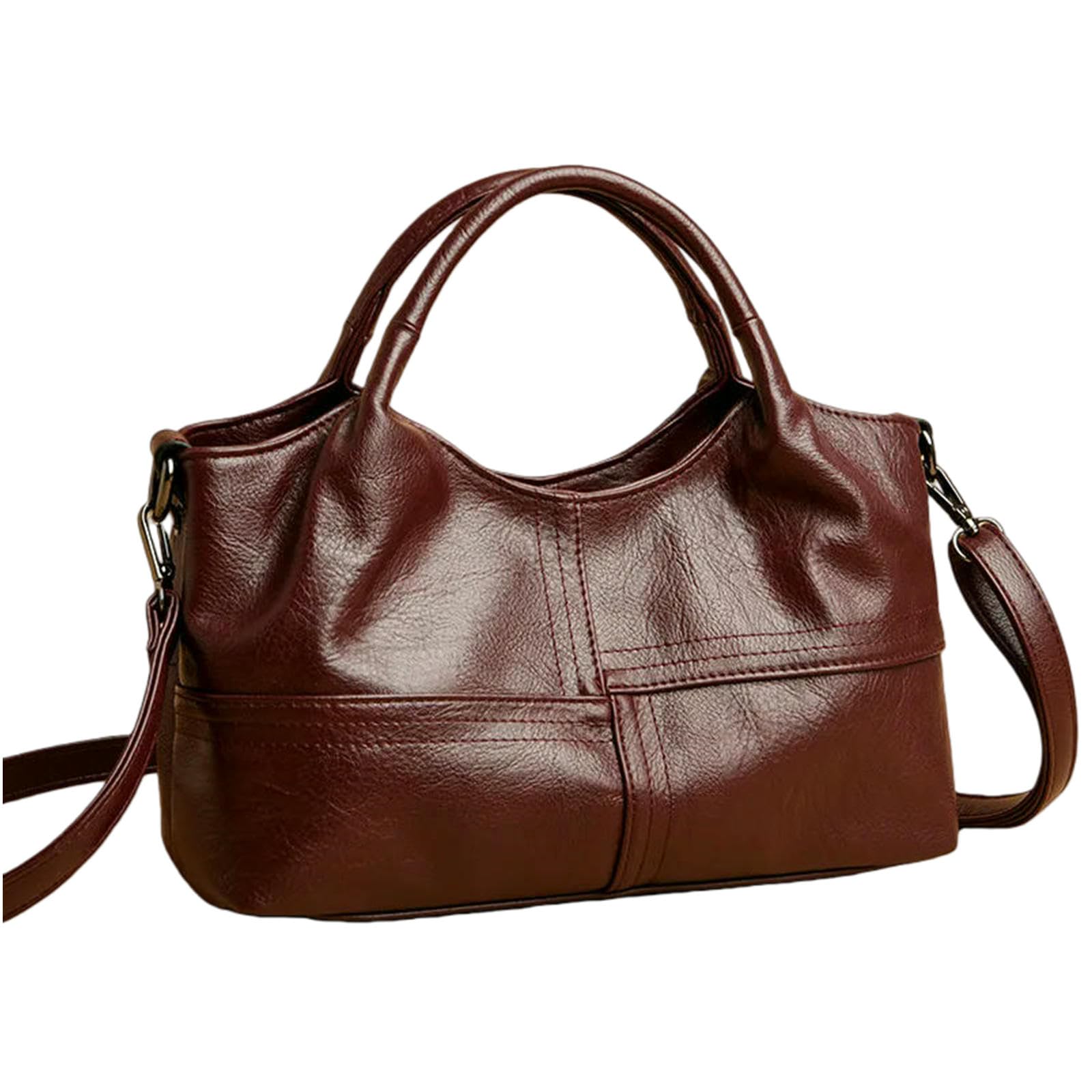 Borsa Donna da A Spalla Crossbody Leggera-Coffee