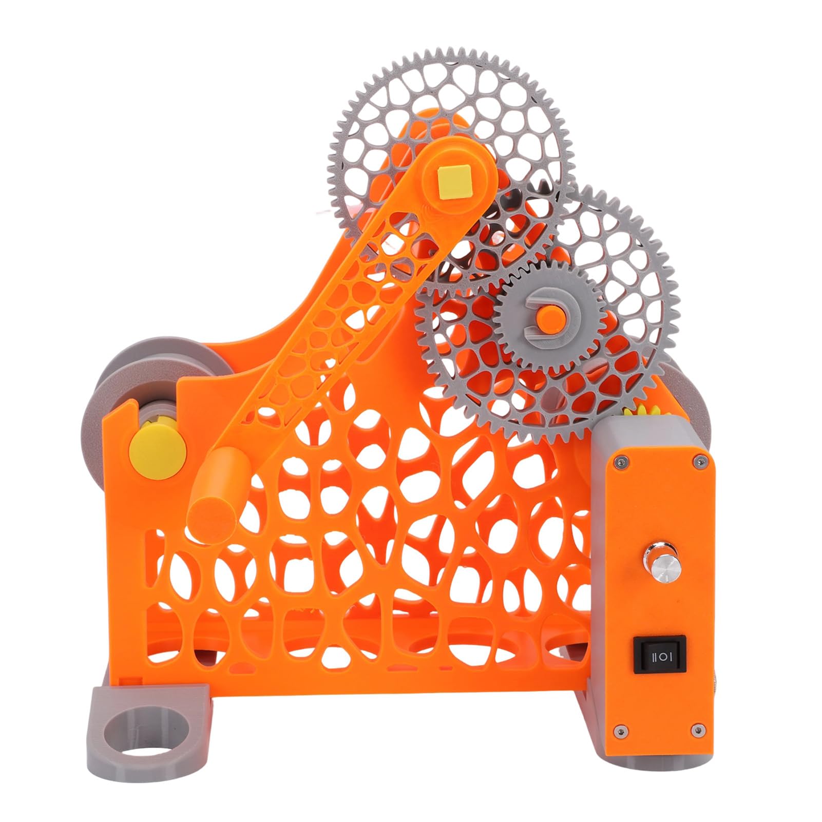 Aramox Automatyczny Nawijacz Szpuli Filament Repooler, Zwijacz Filamentu ABS do Drukarki 3D, Pojemność Szpuli 2 Kg, Odłączane Części Modułowe, dla Użytkowników Druku 3D, Spawania i Szycia (Wtyczka