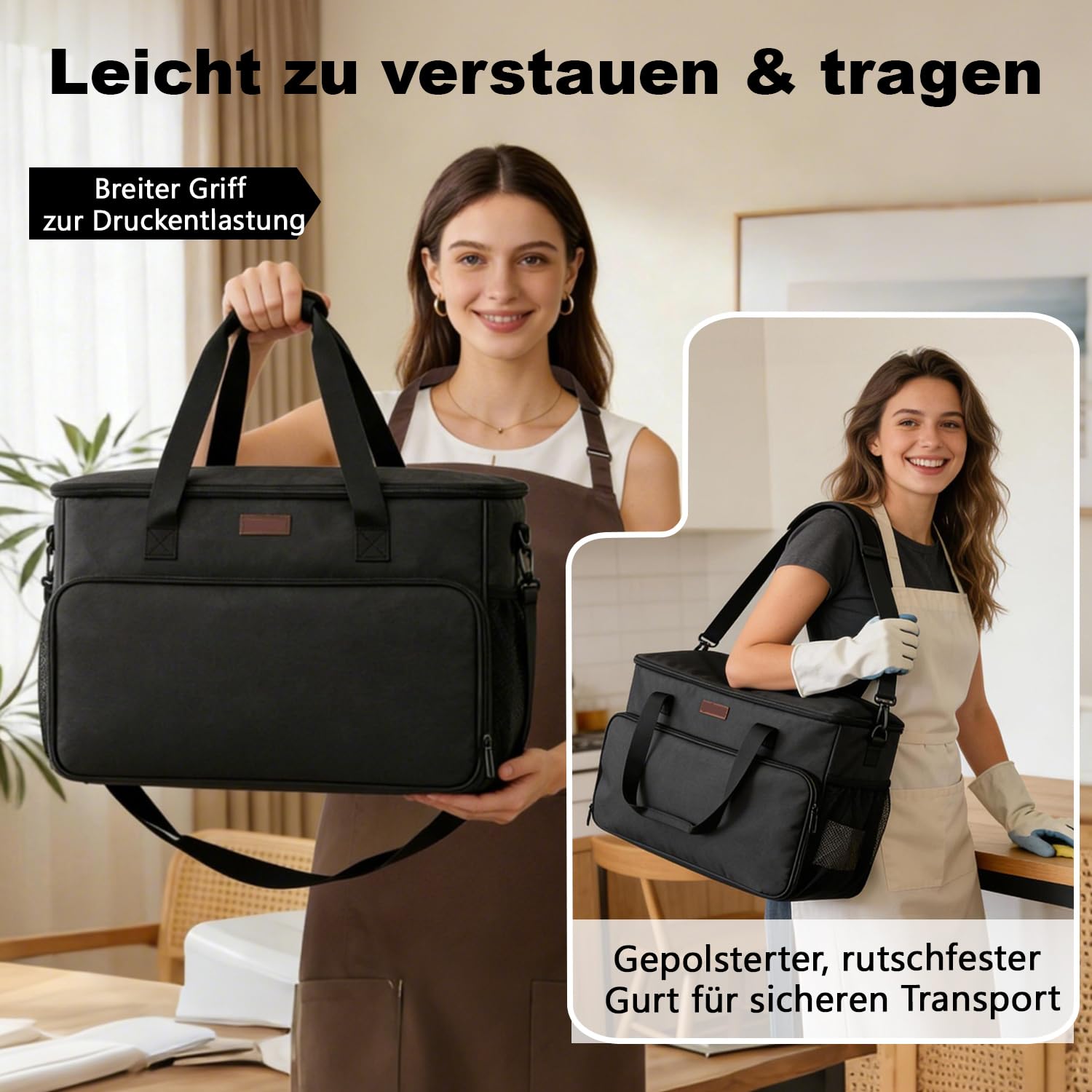 Bolsa de almacenamiento compatible con Dupray Neat & Neat Plus limpiador a vapor, bolsa de transporte para accesorios, gran capacidad con compartimentos, organizador para hogar y exterior, solo bolsa