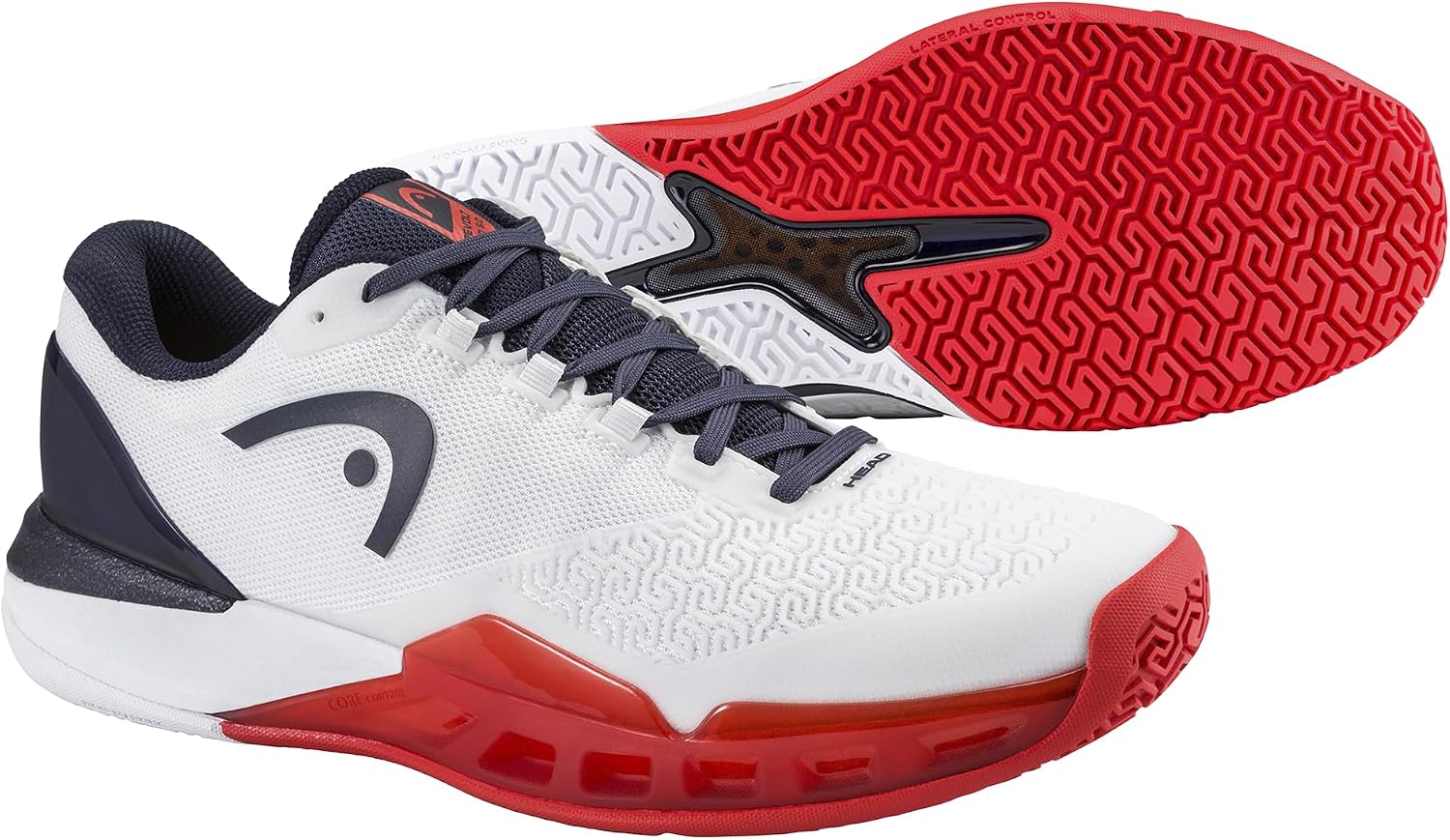 HEAD Men's Revolt Pro 5.0 Tennis Shoe - Lightweight Breathable All-Court Stability Performance