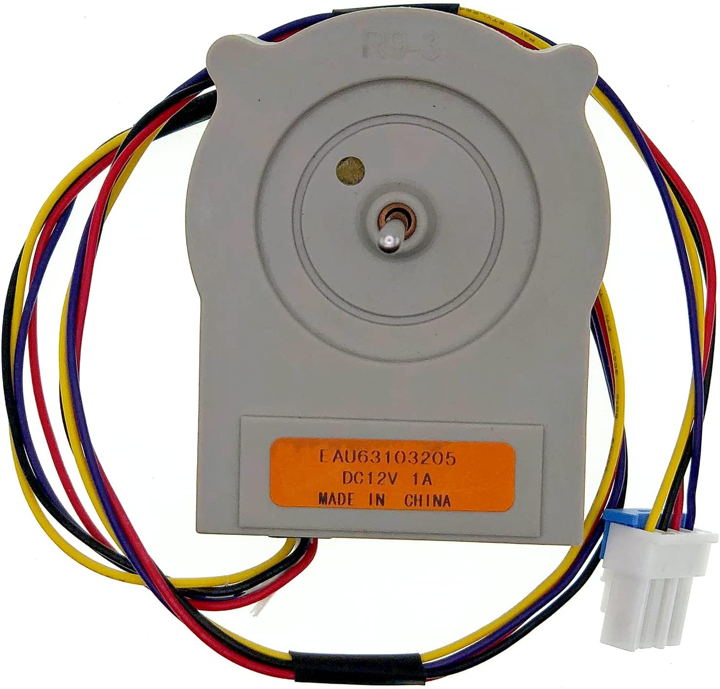 EAU63103205 Refrigerator Condenser Fan Motor, Fit for LG Refrigerators 73132 73133 LFXS24623B Replaces : 4509125 AP6235484 PS12080243 EAP12080243, DC 12V 4-Pin Fan Motor