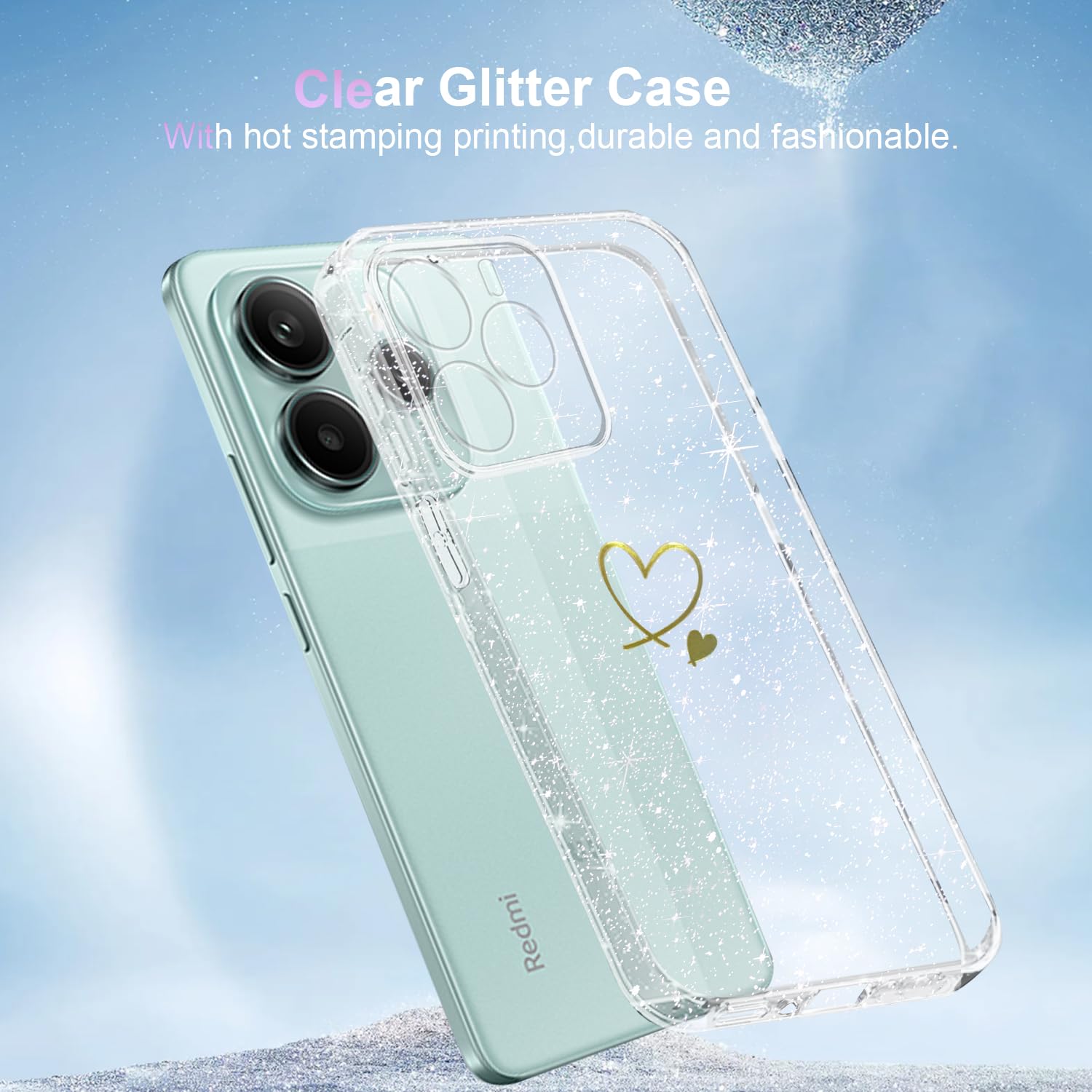 HAOYE Case For Xiaomi Redmi Note 14 5G (Not For 4G), Electroplating