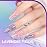 GAOY Glitter Gel Nail Polish, 16ml Lavender Purple Sparkly Gel Polish, Diamond Shiny Glitter Soak Off UV Light Cure for Nail Art, 1116 Lavender Fields