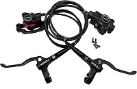 Conjunto de freio a disco hidráulico para mountain bike, kit de freio a disco dianteiro e traseiro, adequado para trilha MTB XC, e-Bike, Fat Bike, kit de atualização para freio a disco mecânico