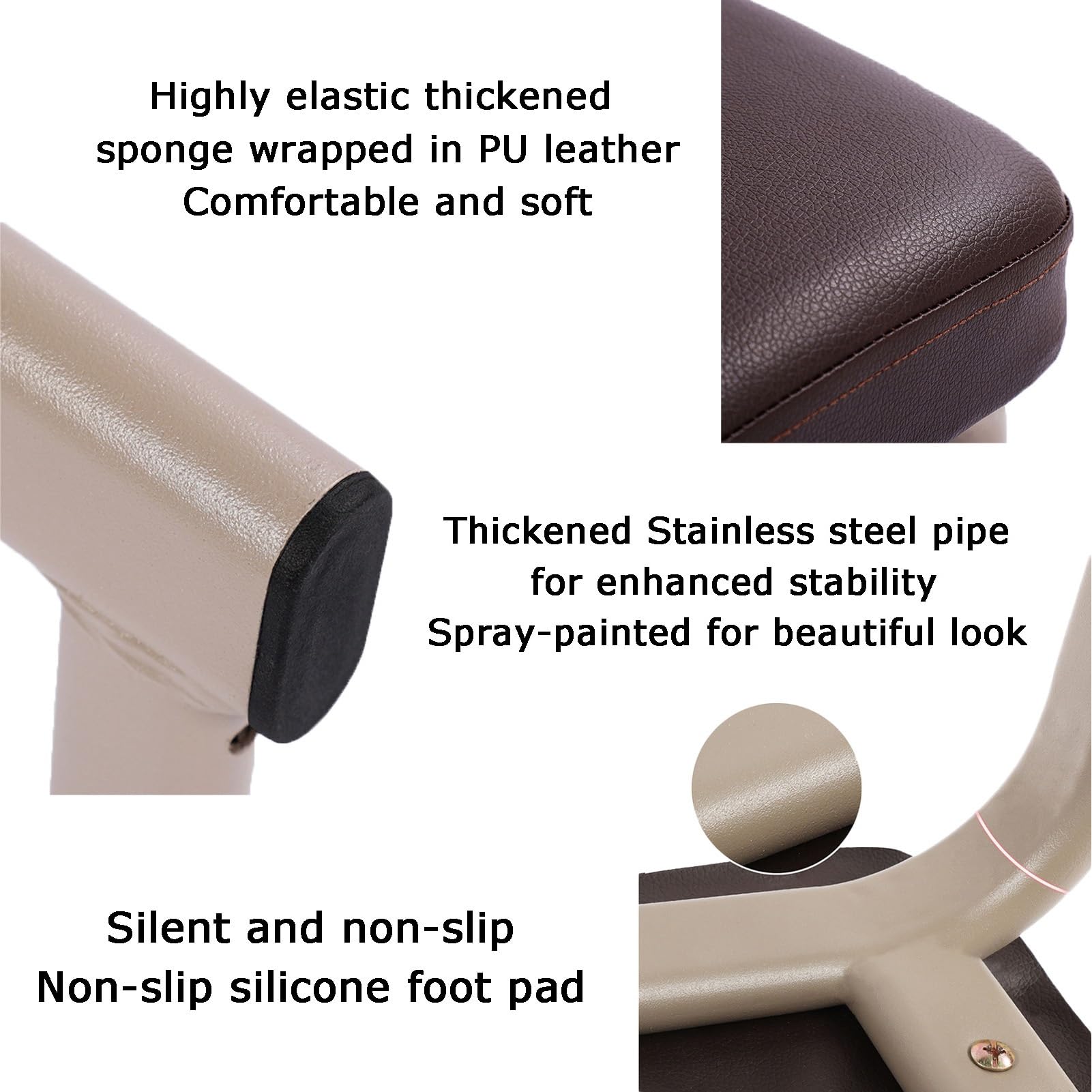 Sedia For Inversione Yoga, Sgabello A Forma Di U, Panca For Yoga, Supporto For Spalle Sicuro E Strumento For Verticale, Capacità 150 Kg, For Uffici Con Balconi