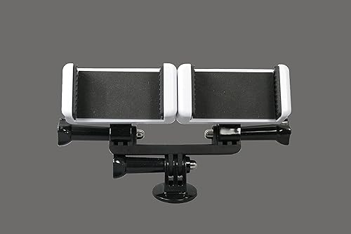 Miniatura 2 de Adaptador de montaje de trípode dual para teléfonos inteligentes y cámaras de acción