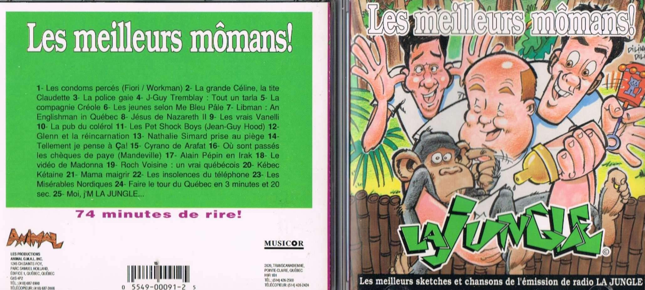 La Jungle / Les Meilleurs Momans ( Gilles Parent, Alain Dumas et Michel Morin) [Audio CD]