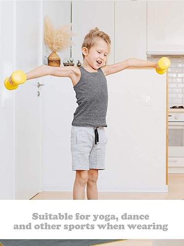 Miniatura 4 de SATINIOR 4 piezas de camisetas sin mangas de danza para niñas, espalda cruzada, ropa de baile para niñas