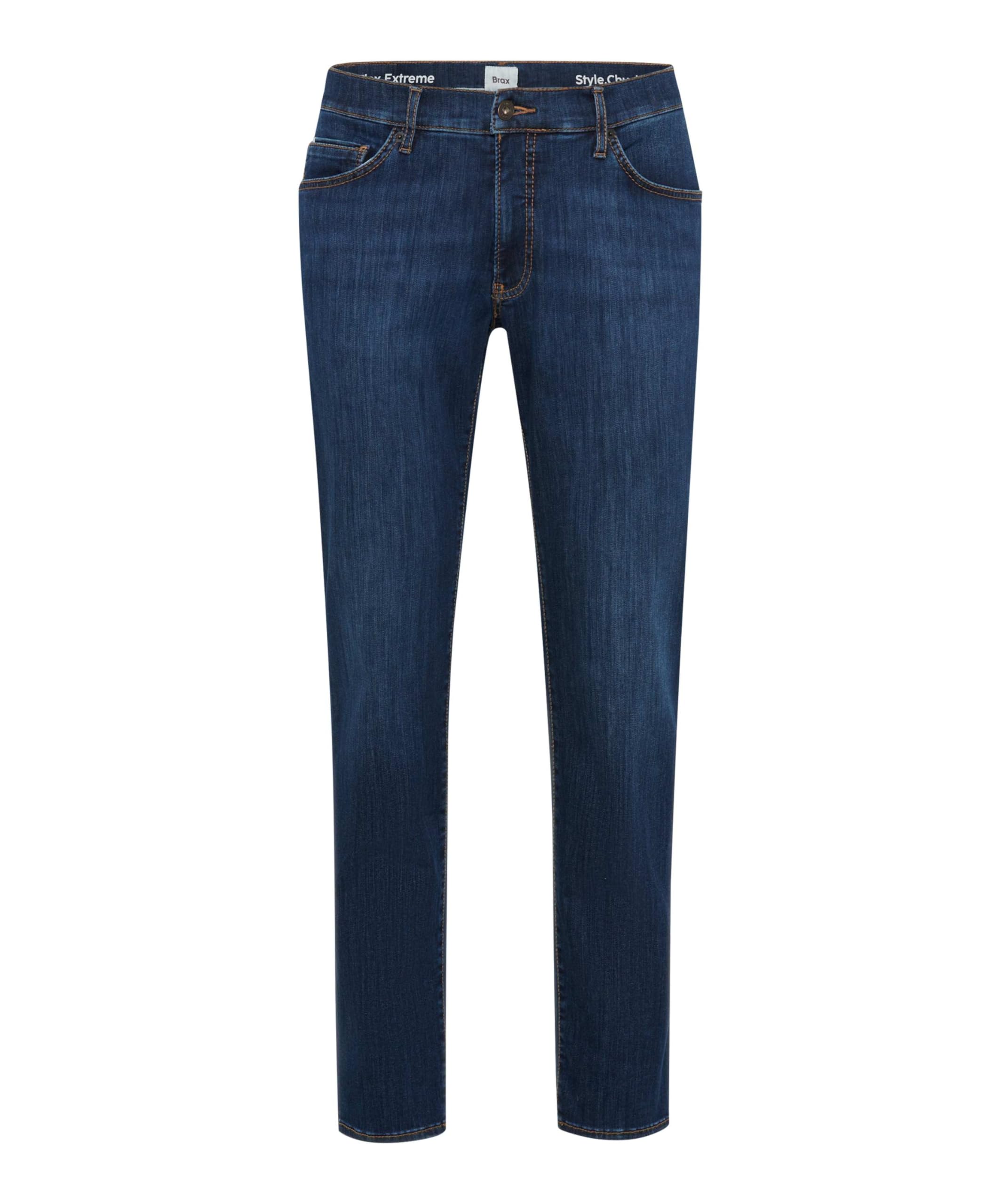 BRAX Men's Style Chuck Hi Flex Extreme Jeans, 25 Regular Blue, 36 W/30 L