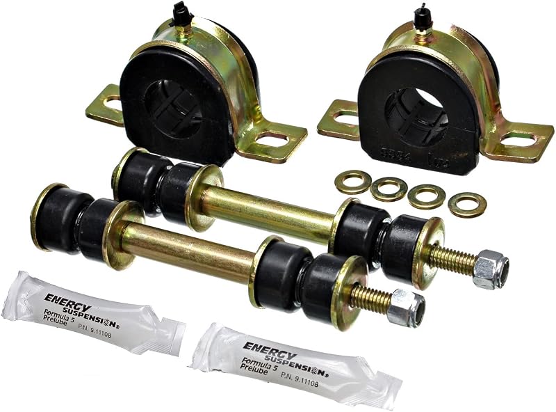 Kit de buchas da barra estabilizadora Energy Suspension 3.5178G com lubrificação para barra de 3,18 cm GM