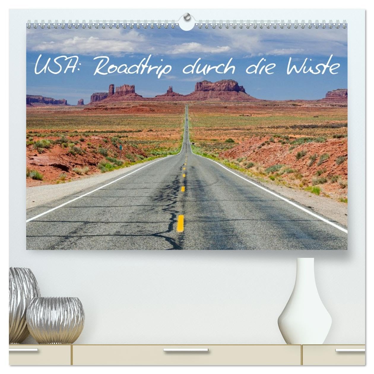 Calendrier mural USA format A2 paysage cadeau idéal pour passionnés de roadtrip