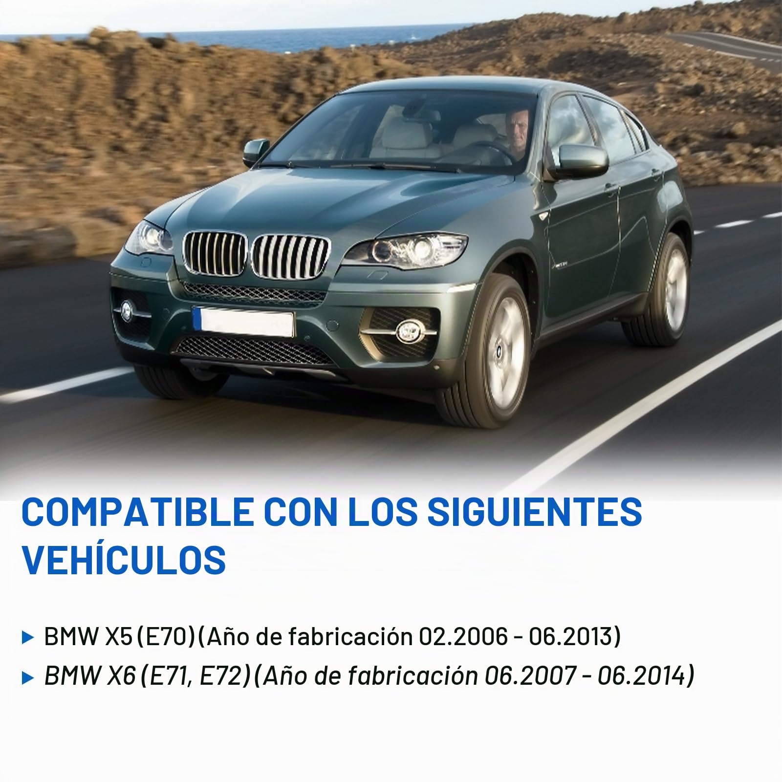 Unidad de control del actuador del freno de mano del freno de estacionamiento compatible con 5 E70 2007-2013 X6 E71 E72 2008-2014, reemplazo del actuador del freno de estacionamiento para 34436850289