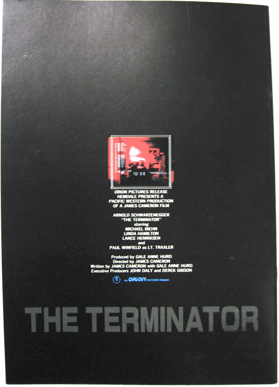 Amazon.co.jp: 映画パンフレット ターミネーター The Terminator（1985