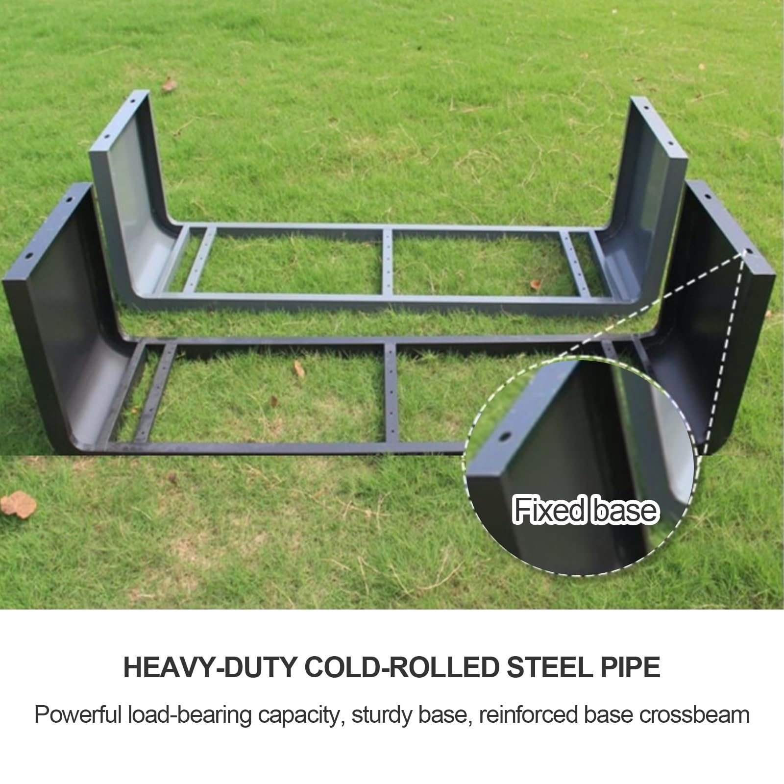 Banco impermeable sin respaldo para exteriores, diseño moderno para patios, porches, jardines y césped, 150 cm / 59.1in, color rojo, perfecto para entradas y pasillos