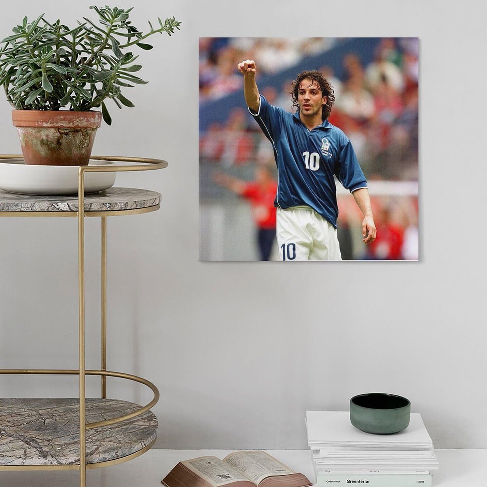 Amazon.co.jp: ロベルト・バッジョ海外サッカーアート絵画ポスター (10