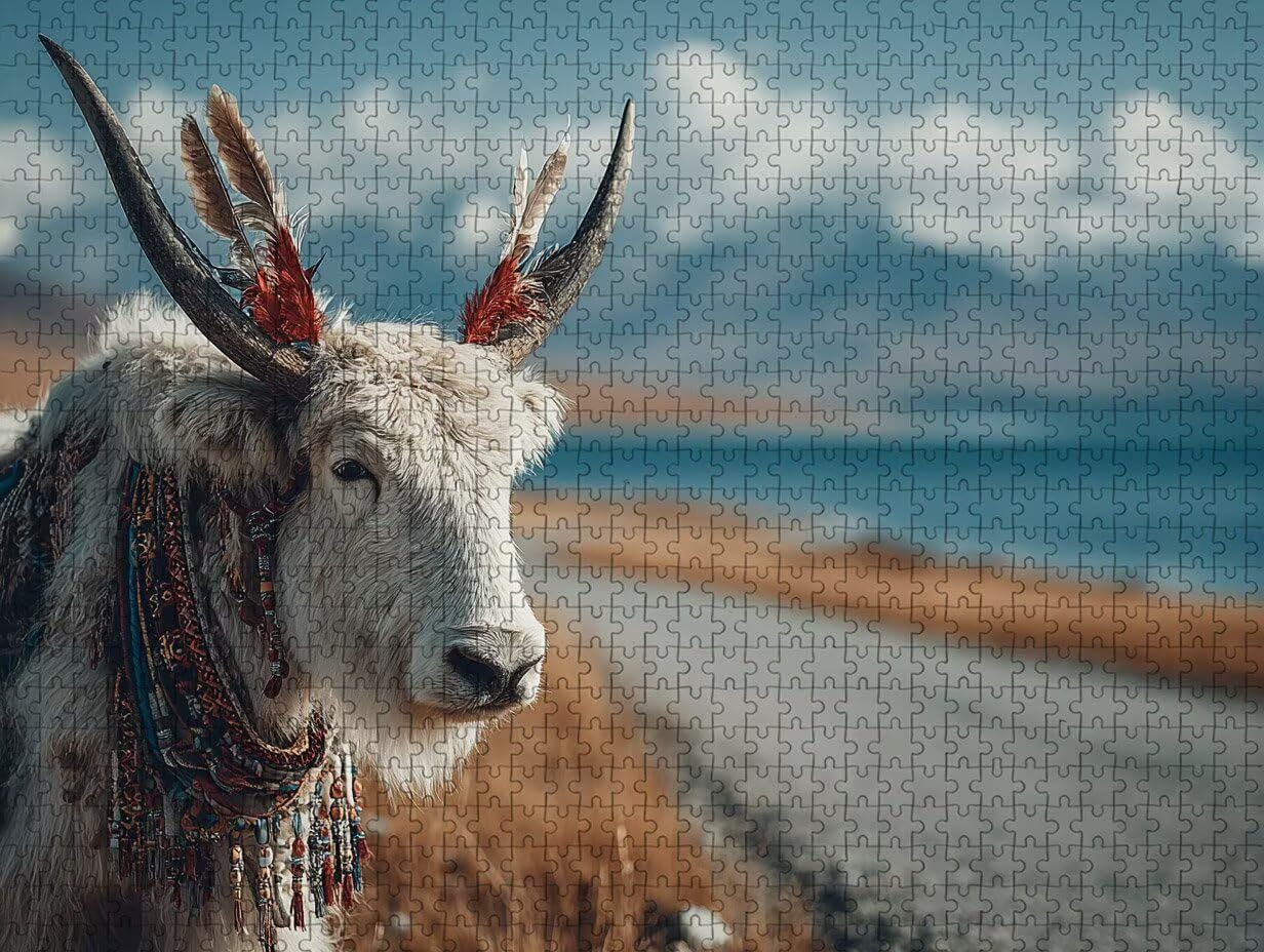 Puzzle 3000 elementów dla dorosłych, scena śnieżna, drewniane puzzle, 122 x 81 cm, części ściśle do siebie pasują, dla mężczyzn, kobiet, starszych seniorów, dekompresji, letnia dekoracja ścienna