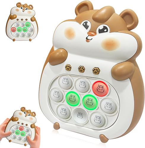 ULIVING Design for life Controlador de juego de burbujas de empuje rápido, rompecabezas pop pro iluminado, juguetes para adultos, juguete de mano de