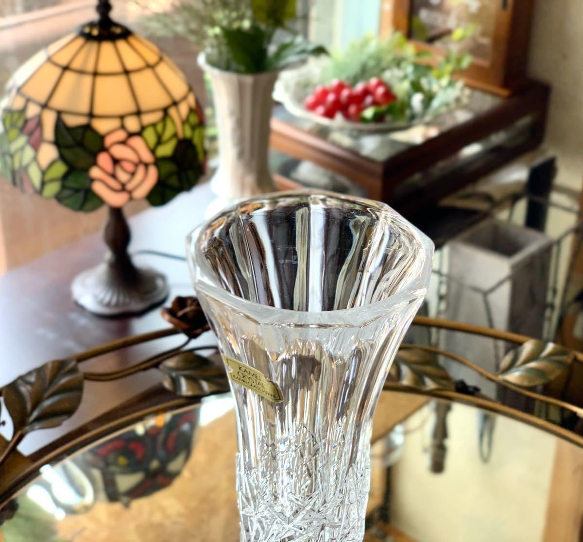 KAMEI CRYSTAL クリスタル花瓶 日本製一輪挿し Amazon.co.jp: クリスタルガラス 花瓶 フラワーベース 花器