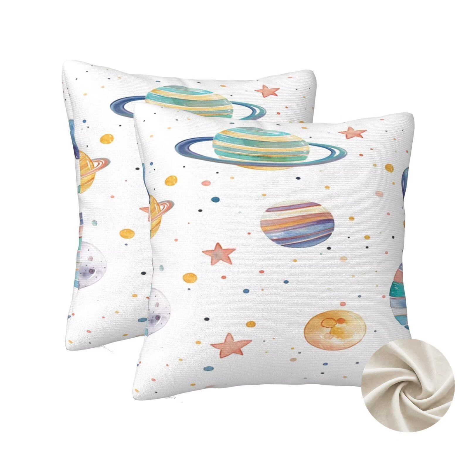 Housse coussin simple coussin canape 60x60 cm lot de 2 taies d'oreillers lit