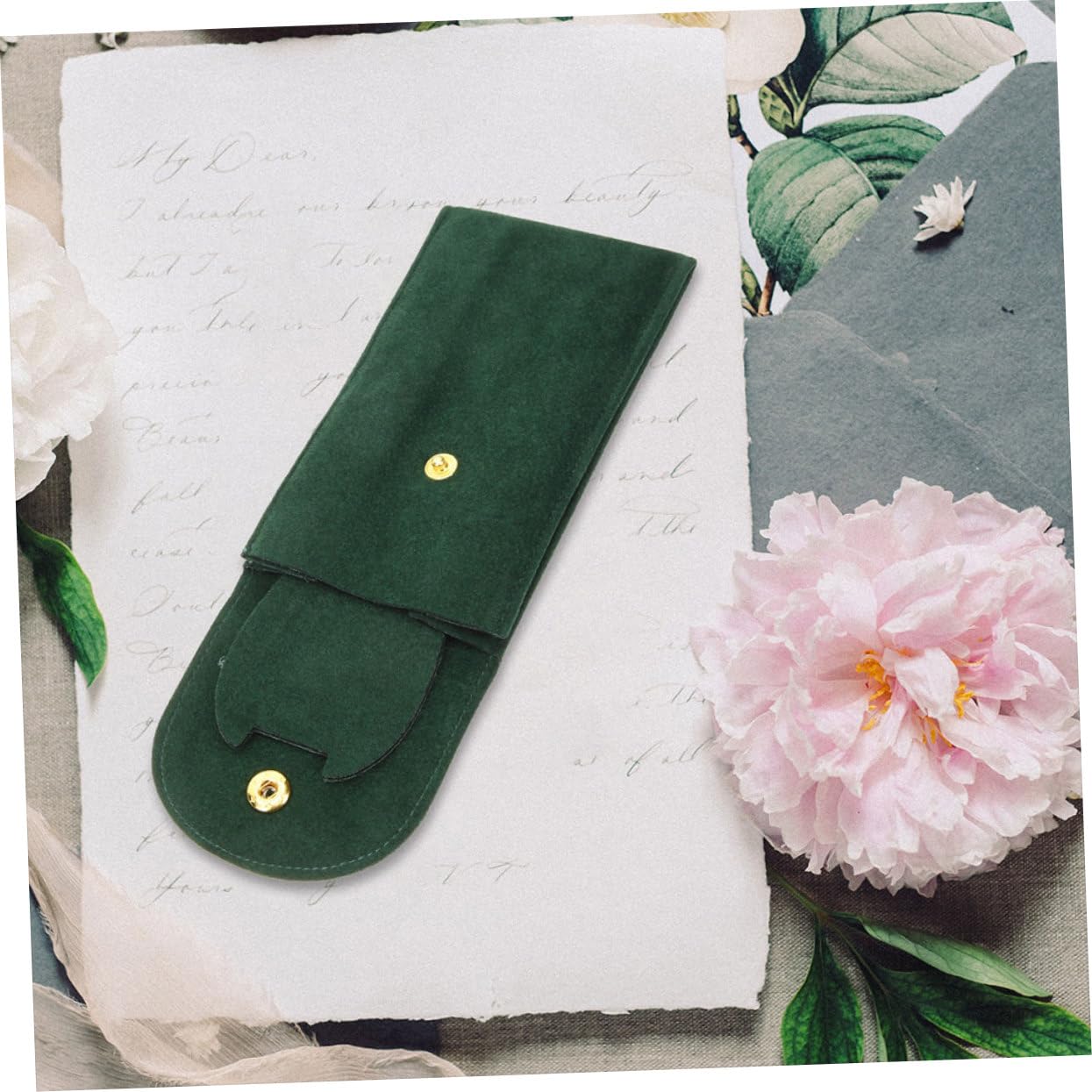 Hemobllo 4 Sätze Aufbewahrungstasche Ansehen Reisen Sprechen Wasserdicht Schutz Uhrentasche Beobachten Sie Den Halter Uhr Ärmel Betrachten Beutel Flanell Green 2 Stück * 4