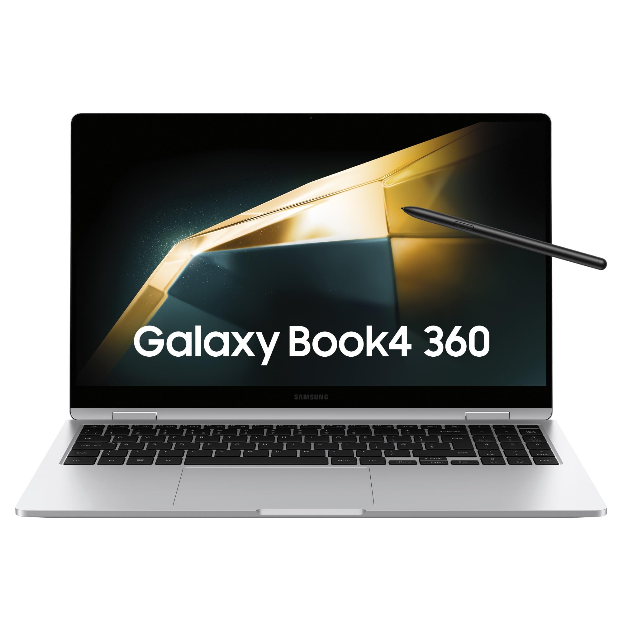 Samsung Galaxy Book4 360 Ordinateur portable 15.6'', Intel Evo Platform – Intel Core Ultra 7, 16Go RAM 512Go SSD Intel Graphics, Argent, clavier AZERTY FR
