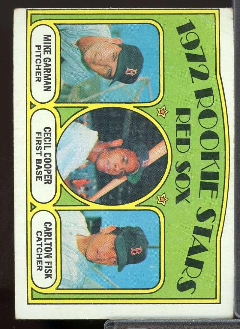 Rookie Stars/Mike Garman/Cecil Cooper RC/Carlton Fisk Rookie 1972 Topps #79 - Slabbed Baseball Cards